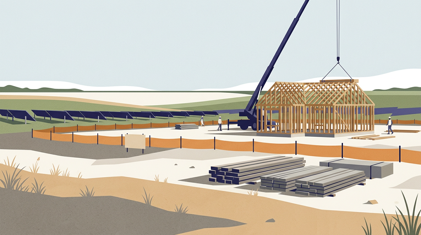 Mills County solar farm begins construction along Highway 34