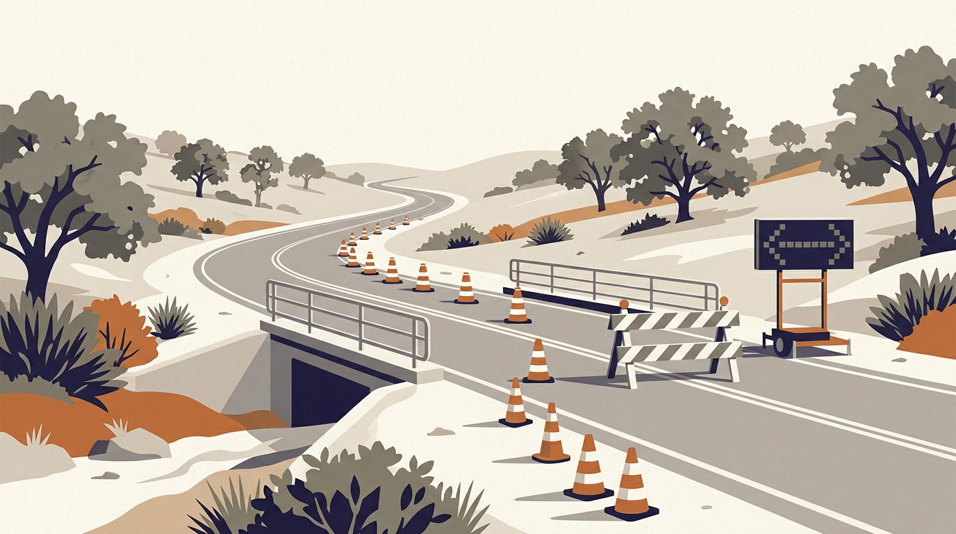 Mendocino County roadwork planned for Sept. 18–25