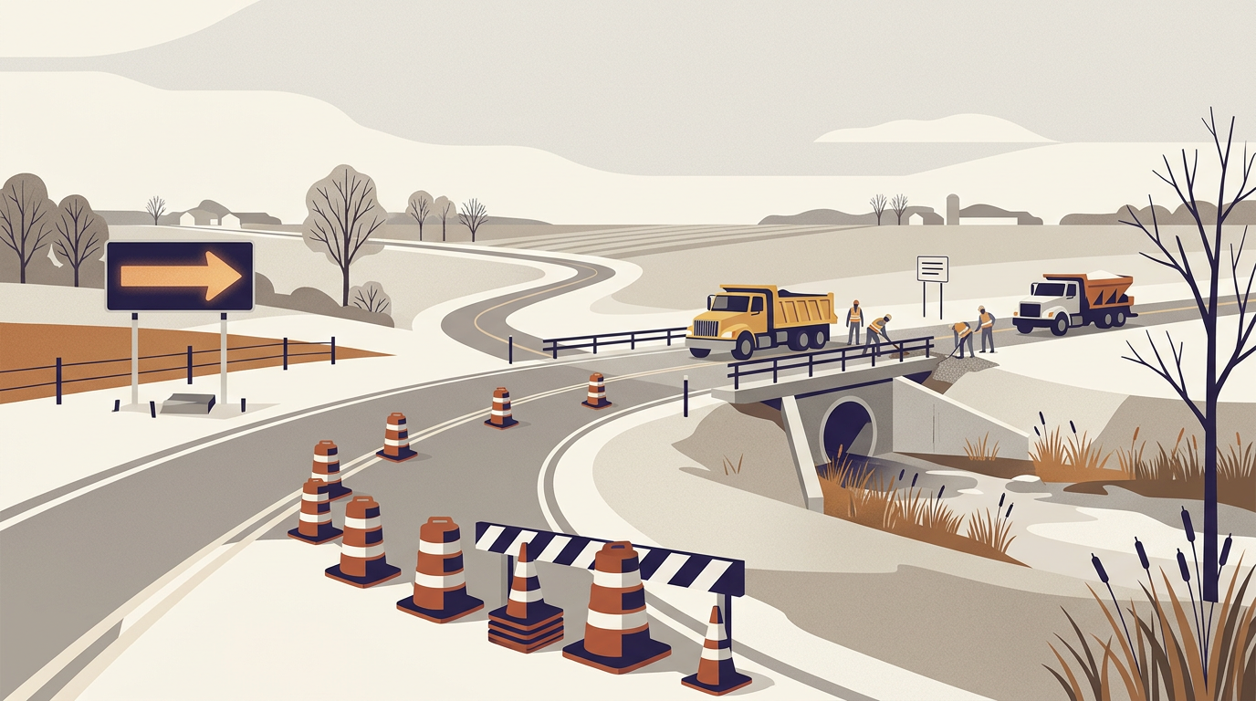 Iowa DOT Updates North Iowa Roads, Bridge and Winter Hiring
