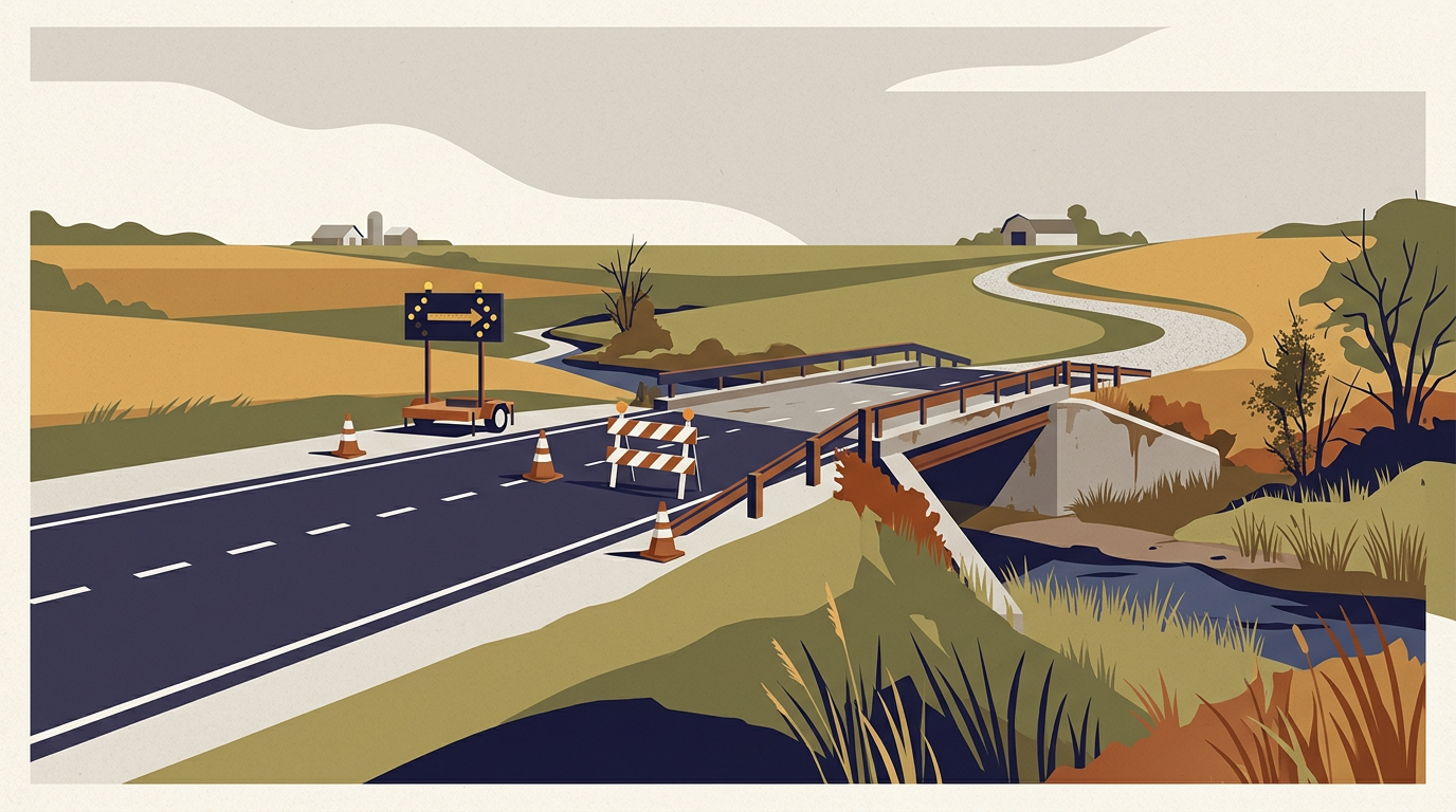 Iowa County to Seek Grant for Bridge Near Koszta